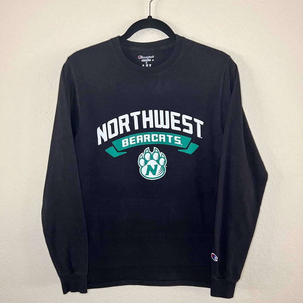 Northwest Missouri State University black long sleeve champion shirt